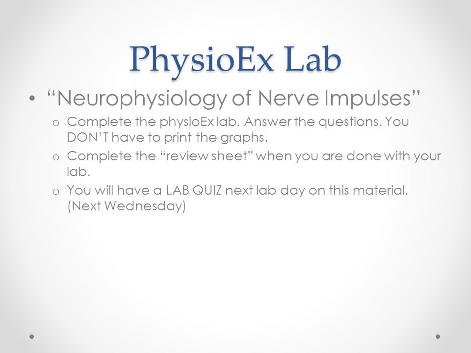 PhysioEx 0 for A&P: Laboratory Simulations in Physiology